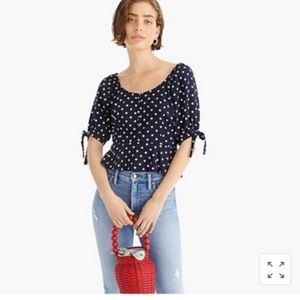 J.Crew peplum blouse